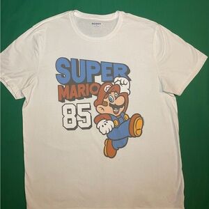 Old Navy Super Mario 85 Tee White Men’s XL Nintendo Graphic T-Shirt